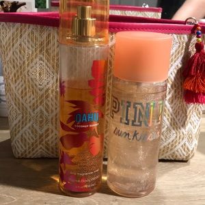 PINK Shimmer Mist & B&BW Fragrance Mist